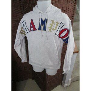 Champion Reverse Weave Spell Out Hoodie Sweatshirt Adult Small Multi Color